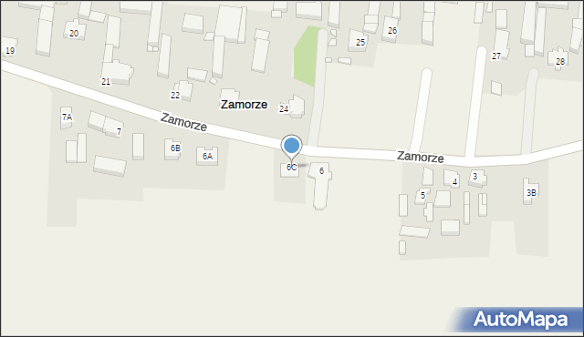 Zamorze, Zamorze, 6C, mapa Zamorze