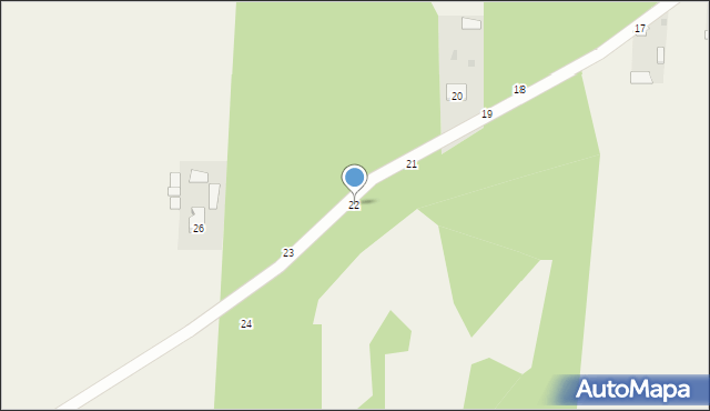 Zamość, Zamość, 22, mapa Zamościa