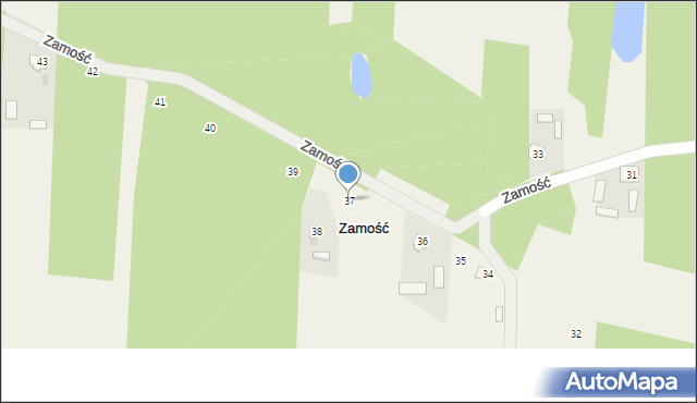 Zamość, Zamość, 37, mapa Zamościa