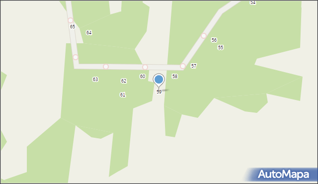 Zamość, Zamość, 59, mapa Zamościa