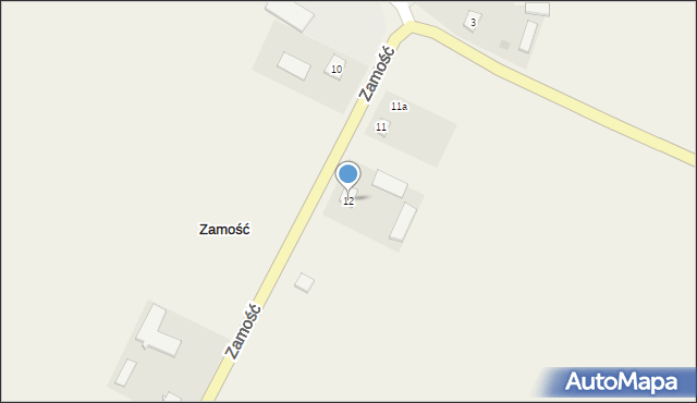 Zamość, Zamość, 12, mapa Zamościa