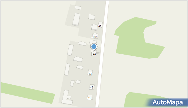 Zamość, Zamość, 44, mapa Zamościa