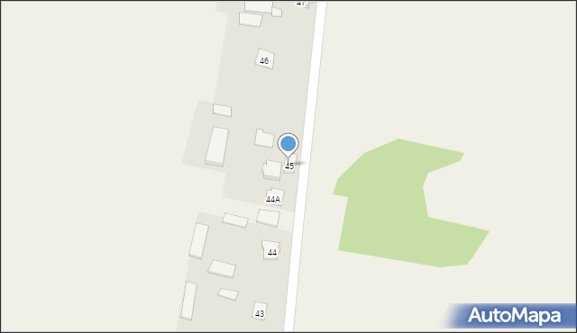 Zamość, Zamość, 45, mapa Zamościa