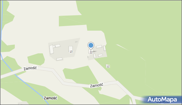 Zamość, Zamość, 11, mapa Zamościa