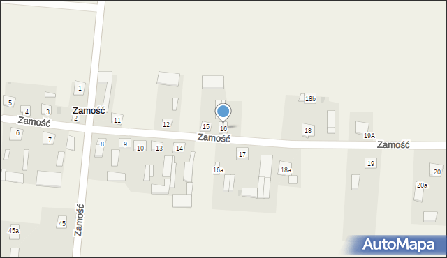 Zamość, Zamość, 16, mapa Zamościa