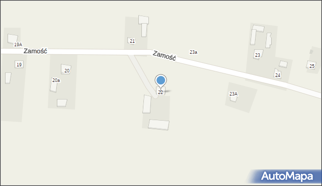 Zamość, Zamość, 22, mapa Zamościa