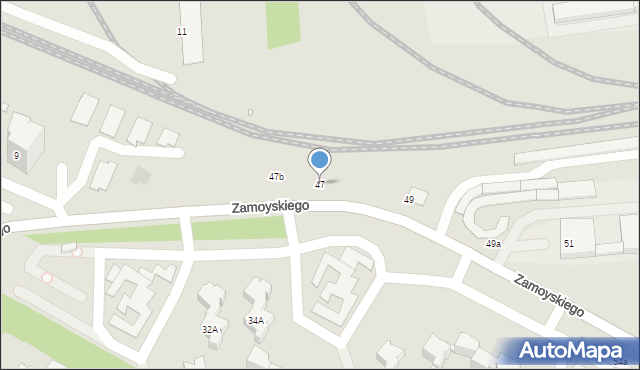 Zamość, Zamoyskiego Jana, hetm., 47, mapa Zamościa