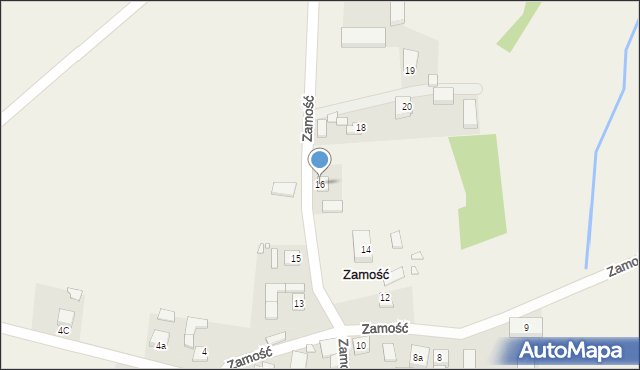 Zamość, Zamość, 16, mapa Zamościa