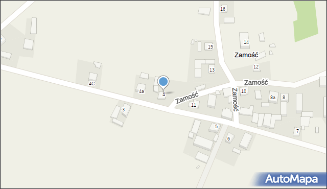 Zamość, Zamość, 4, mapa Zamościa