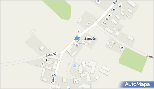 Zamość, Zamość, 12, mapa Zamościa
