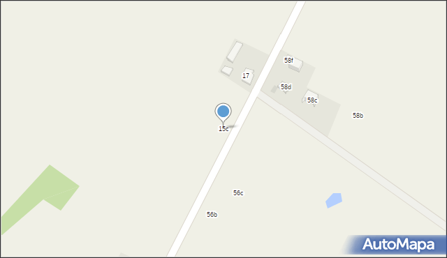 Zamość, Zamość, 15c, mapa Zamościa