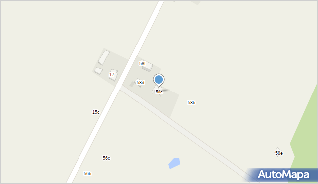 Zamość, Zamość, 58c, mapa Zamościa