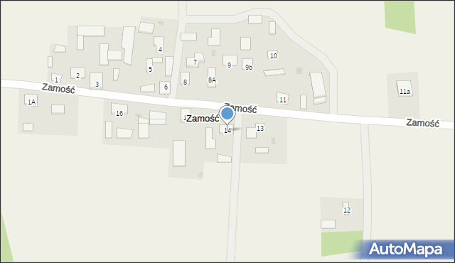 Zamość, Zamość, 14, mapa Zamościa