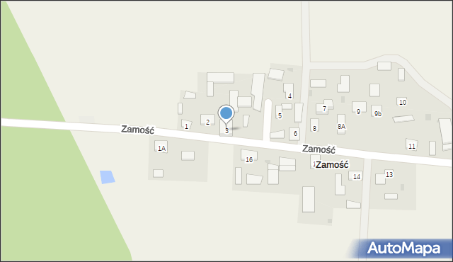 Zamość, Zamość, 3, mapa Zamościa