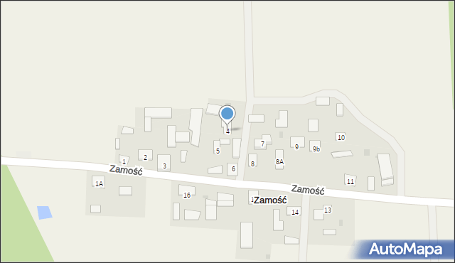 Zamość, Zamość, 4, mapa Zamościa