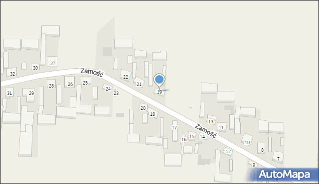 Zamość, Zamość, 19, mapa Zamościa