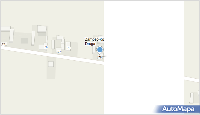 Zamość, Zamość, 79, mapa Zamościa