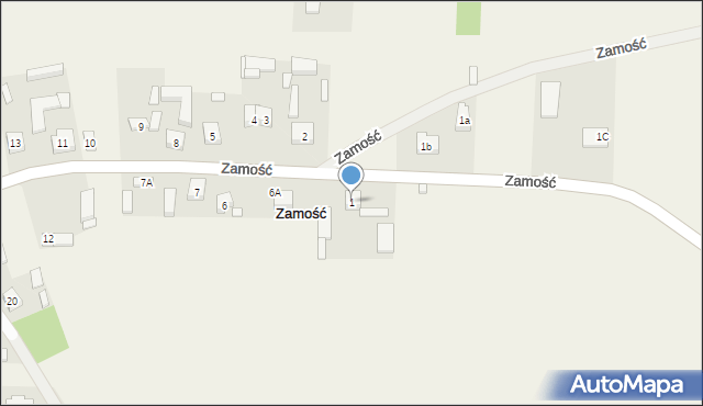 Zamość, Zamość, 1, mapa Zamościa