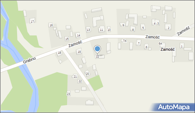 Zamość, Zamość, 12, mapa Zamościa