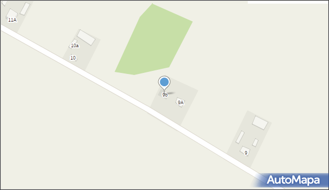 Zamość Nowy, Zamość Nowy, 9b, mapa Zamość Nowy