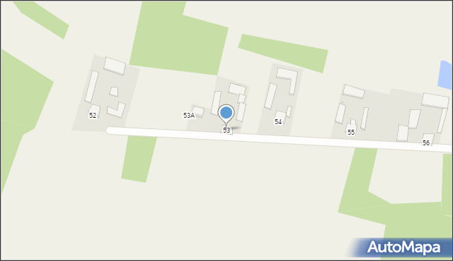 Zamość Stary, Zamość Stary, 53, mapa Zamość Stary