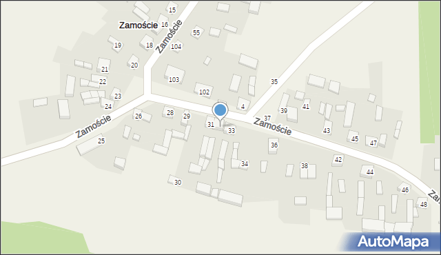 Zamoście, Zamoście, 32, mapa Zamoście