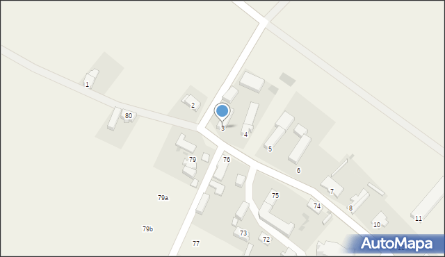 Zamysłów, Zamysłów, 3, mapa Zamysłów
