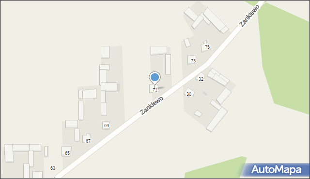 Zanklewo, Zanklewo, 71, mapa Zanklewo