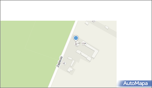 Zapiecki, Zapiecki, 11, mapa Zapiecki