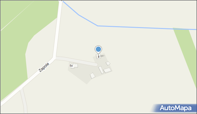 Zapole, Zapole, 8, mapa Zapole