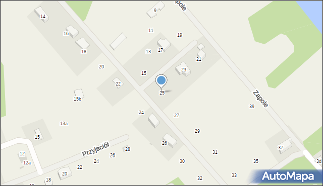 Zapole, Zapole, 25, mapa Zapole