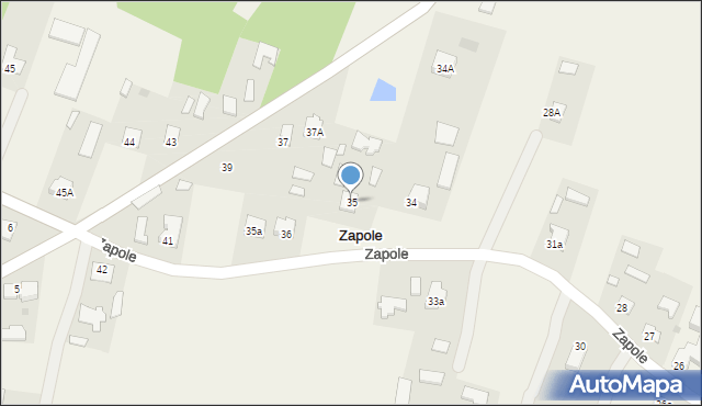 Zapole, Zapole, 35, mapa Zapole