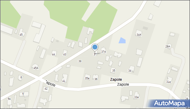 Zapole, Zapole, 37, mapa Zapole