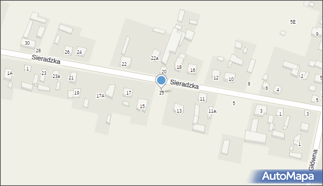Zapolice, Zapolice, 15, mapa Zapolice