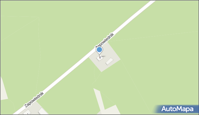 Zapowiednik, Zapowiednik, 4, mapa Zapowiednik
