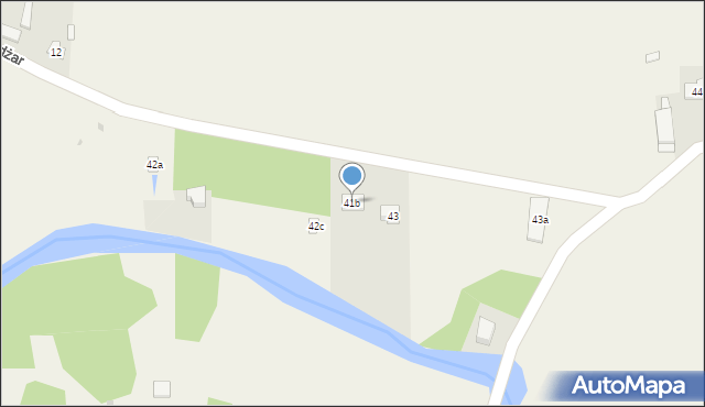 Żar, Żar, 41b, mapa Żar