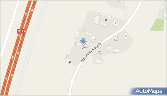 Zarajec, Zarajec, 42, mapa Zarajec