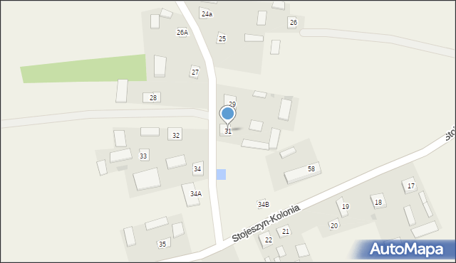 Zarajec Potocki, Zarajec Potocki, 31, mapa Zarajec Potocki