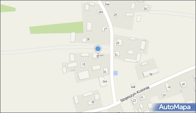 Zarajec Potocki, Zarajec Potocki, 32, mapa Zarajec Potocki