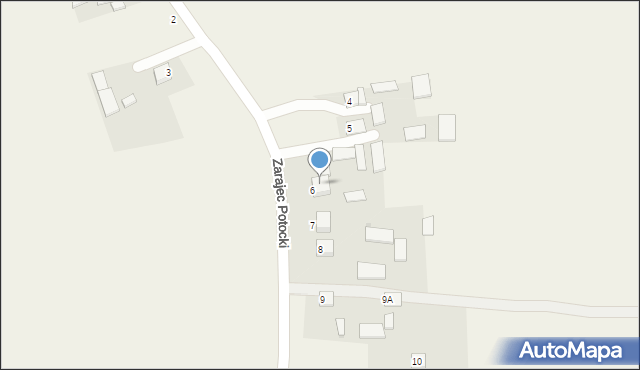 Zarajec Potocki, Zarajec Potocki, 6a, mapa Zarajec Potocki