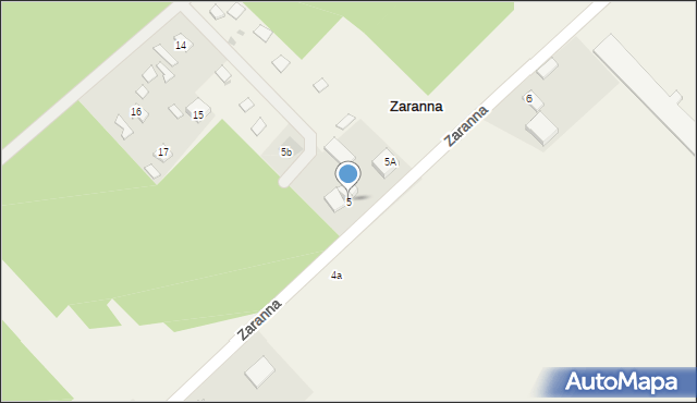 Zaranna, Zaranna, 5, mapa Zaranna