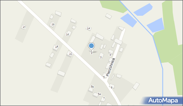 Żarczyce Duże, Żarczyce Duże, 1, mapa Żarczyce Duże