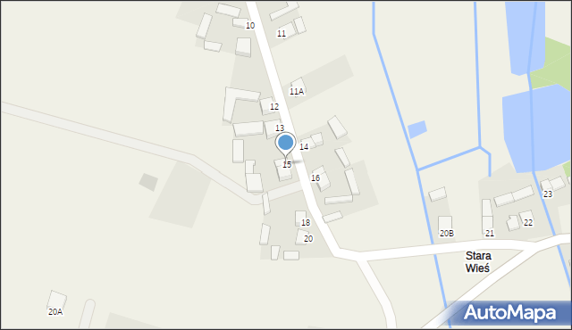 Żarczyce Duże, Żarczyce Duże, 15, mapa Żarczyce Duże