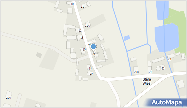Żarczyce Duże, Żarczyce Duże, 16, mapa Żarczyce Duże