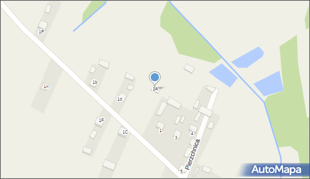 Żarczyce Duże, Żarczyce Duże, 1A, mapa Żarczyce Duże