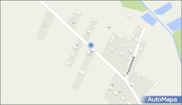 Żarczyce Duże, Żarczyce Duże, 1C, mapa Żarczyce Duże