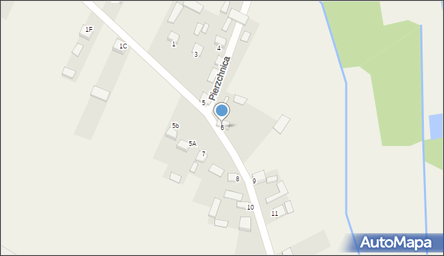 Żarczyce Duże, Żarczyce Duże, 6, mapa Żarczyce Duże