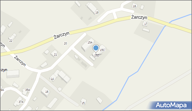 Żarczyn, Żarczyn, 15D, mapa Żarczyn