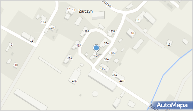 Żarczyn, Żarczyn, 40A, mapa Żarczyn