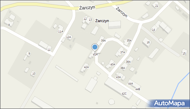 Żarczyn, Żarczyn, 41A, mapa Żarczyn